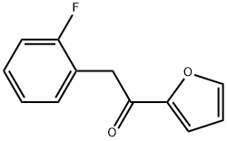 2-(2-FLUOROPHENYL)-1-(2-FURYL)ETHAN-1-ONE Struktur