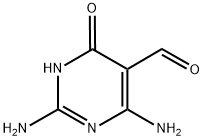 2,4-DIAMINO-6-OXO-1,6-DIHYDROPYRIMIDINE-5-CARBALDEHYDE Struktur