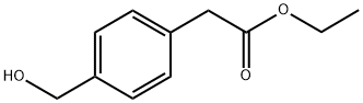 (4-HYDROXYMETHYLPHENYL)ACETIC ACID ETHYL ESTER Struktur