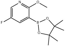 5-FLUORO-2-METHOXYPYRIDINE-3-BORONIC ACID PINACOL ESTER price.