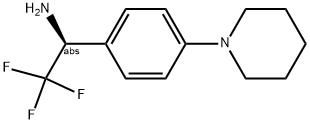 (1S)-2,2,2-TRIFLUORO-1-(4-PIPERIDYLPHENYL)ETHYLAMINE Struktur