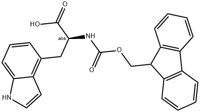 FMOC-L-ALA-3-(4-INDOLE) Struktur