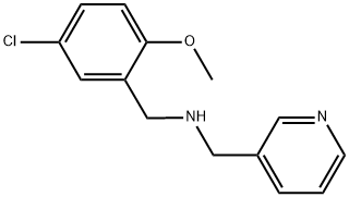 N-(5-CHLORO-2-METHOXYBENZYL)-N-(PYRIDIN-3-YLMETHYL)AMINE Struktur