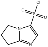 6,7-DIHYDRO-5H-PYRROLO[1,2-A]IMIDAZOLE-3-SULPHONYL CHLORIDE Struktur