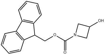 FMOC-3-HYDROXYAZETIDINE Struktur