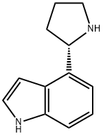 4-((2S)PYRROLIDIN-2-YL)INDOLE Struktur