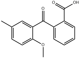 2-(2-METHOXY-5-METHYLBENZOYL)BENZOIC ACID Struktur