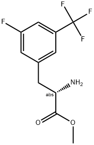 METHYL (2S)-2-AMINO-3-[5-FLUORO-3-(TRIFLUOROMETHYL)PHENYL]PROPANOATE Struktur