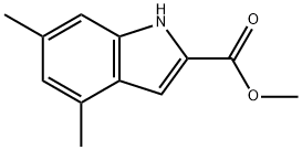 4,6-DIMETHYL-1H-INDOLE-2-CARBOXYLIC ACID METHYL ESTER Struktur