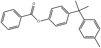 BENZOIC ACID 4-(1-METHYL-1-P-TOLYL-ETHYL)-PHENYL ESTER Struktur