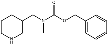 3-N-CBZ-3-N-METHYL-3-(AMINOMETHYL)PIPERIDINE Struktur