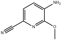 5-AMINO-6-METHOXYPYRIDINE-2-CARBONITRILE Struktur