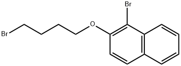 1-BROMO-2-(4-BROMO-BUTOXY)-NAPHTHALENE Struktur