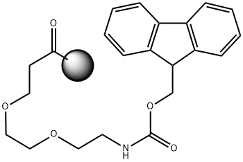 FMOC-NH-PEG-COOH Struktur