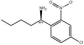 (1R)-1-(4-CHLORO-2-NITROPHENYL)PENTYLAMINE Struktur