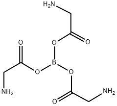 BORON GLYCINATE Struktur