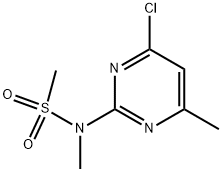 N-(4-CHLORO-6-METHYLPYRIMIDIN-2-YL)-N-METHYLMETHANESULFONAMIDE Struktur