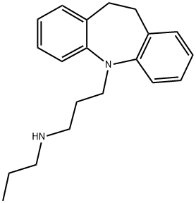 [3-(10,11-DIHYDRO-DIBENZO[B,F]AZEPIN-5-YL)-PROPYL]-PROPYL-AMINE Struktur