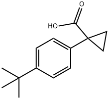 1-(4-TERT-BUTYLPHENYL)CYCLOPROPANECARBOXYLIC ACID Struktur