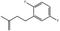 4-(2,5-DIFLUOROPHENYL)-2-METHYL-1-BUTENE Struktur