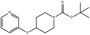 4-(PYRIDIN-3-YLSULFANYL)-PIPERIDINE-1-CARBOXYLIC ACID TERT-BUTYL ESTER price.