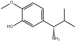 5-((1S)-1-AMINO-2-METHYLPROPYL)-2-METHOXYPHENOL Struktur