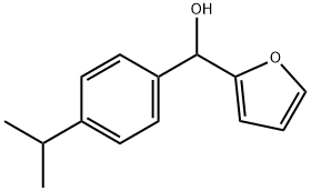 2-FURYL-(4-ISOPROPYLPHENYL)METHANOL Struktur