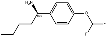 (1R)-1-[4-(DIFLUOROMETHOXY)PHENYL]PENTYLAMINE Struktur