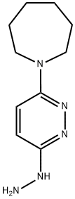 1-(6-HYDRAZINOPYRIDAZIN-3-YL)AZEPANE Struktur