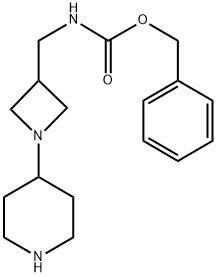 (1-PIPERIDIN-4-YL-AZETIDIN-3-YLMETHYL)-CARBAMIC ACID BENZYL ESTER Struktur