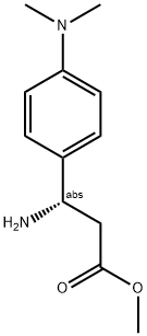 METHYL (3S)-3-AMINO-3-[4-(DIMETHYLAMINO)PHENYL]PROPANOATE Struktur