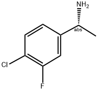 (1R)-1-(4-CHLORO-3-FLUOROPHENYL)ETHYLAMINE Struktur