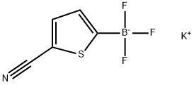 POTASSIUM 5-CYANOTHIOPHENE-2-TRIFLUOROBORATE Struktur