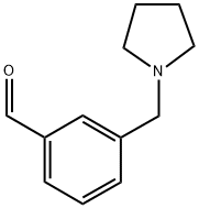 3-(PYRROLIDIN-1-YLMETHYL)BENZALDEHYDE Struktur