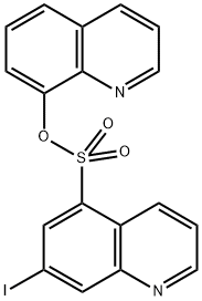 8-HYDROXYQUINOLINE-7-IODOQUINOLINE-5-SULFONIC ACID Struktur