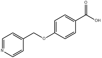 4-(PYRIDIN-4-YLMETHOXY)BENZOIC ACID Struktur