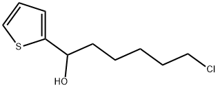 6-CHLORO-1-(2-THIENYL)-1-HEXANOL Struktur