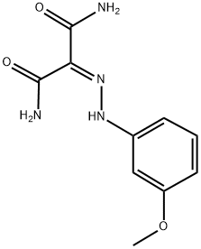 2-[(3-METHOXYPHENYL)HYDRAZONO]MALONAMIDE Struktur