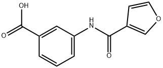 3-(3-FUROYLAMINO)BENZOIC ACID Struktur