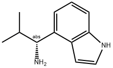 (1R)-1-INDOL-4-YL-2-METHYLPROPYLAMINE Struktur