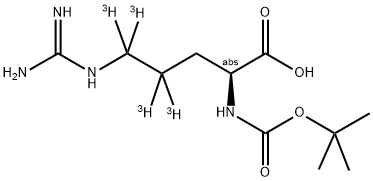 ALPHA-N-T-BOC-L-ARGININE [4,5-3H] Struktur