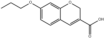 7-PROPOXY-2H-CHROMENE-3-CARBOXYLIC ACID Struktur