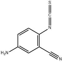 4-AMINO-2-CYANOPHENYLISOTHIOCYANATE Struktur