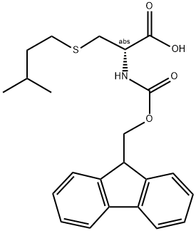 FMOC-(S)-ISOAMYL-D-CYS Struktur