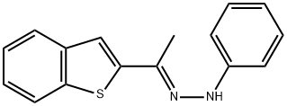 N-PHENYL-2-ACETOBENZOTHIOPHENE HYDRAZONE Struktur