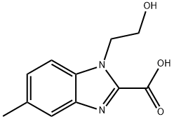 1-(2-HYDROXY-ETHYL)-5-METHYL-1H-BENZOIMIDAZOLE-2-CARBOXYLIC ACID price.