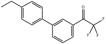 3'-(4-ETHYLPHENYL)-2,2,2-TRIFLUOROACETOPHENONE Struktur