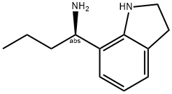 (1R)-1-INDOLIN-7-YLBUTYLAMINE Struktur