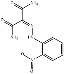 2-[(2-NITROPHENYL)HYDRAZONO]MALONAMIDE Struktur