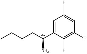 (1S)-1-(2,3,5-TRIFLUOROPHENYL)PENTYLAMINE Struktur